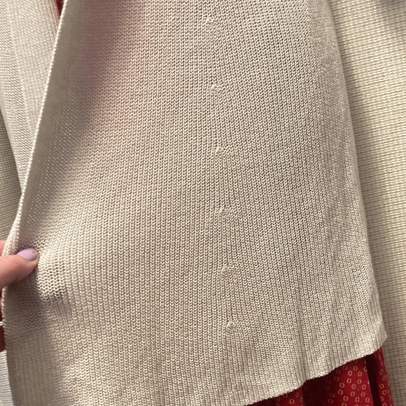 🎊HP🎊 Eileen Fisher open cardigan with stitching detail - Picture 2 of 6